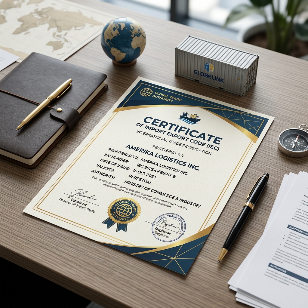 Importer-Exporter Code (IEC) Certificate